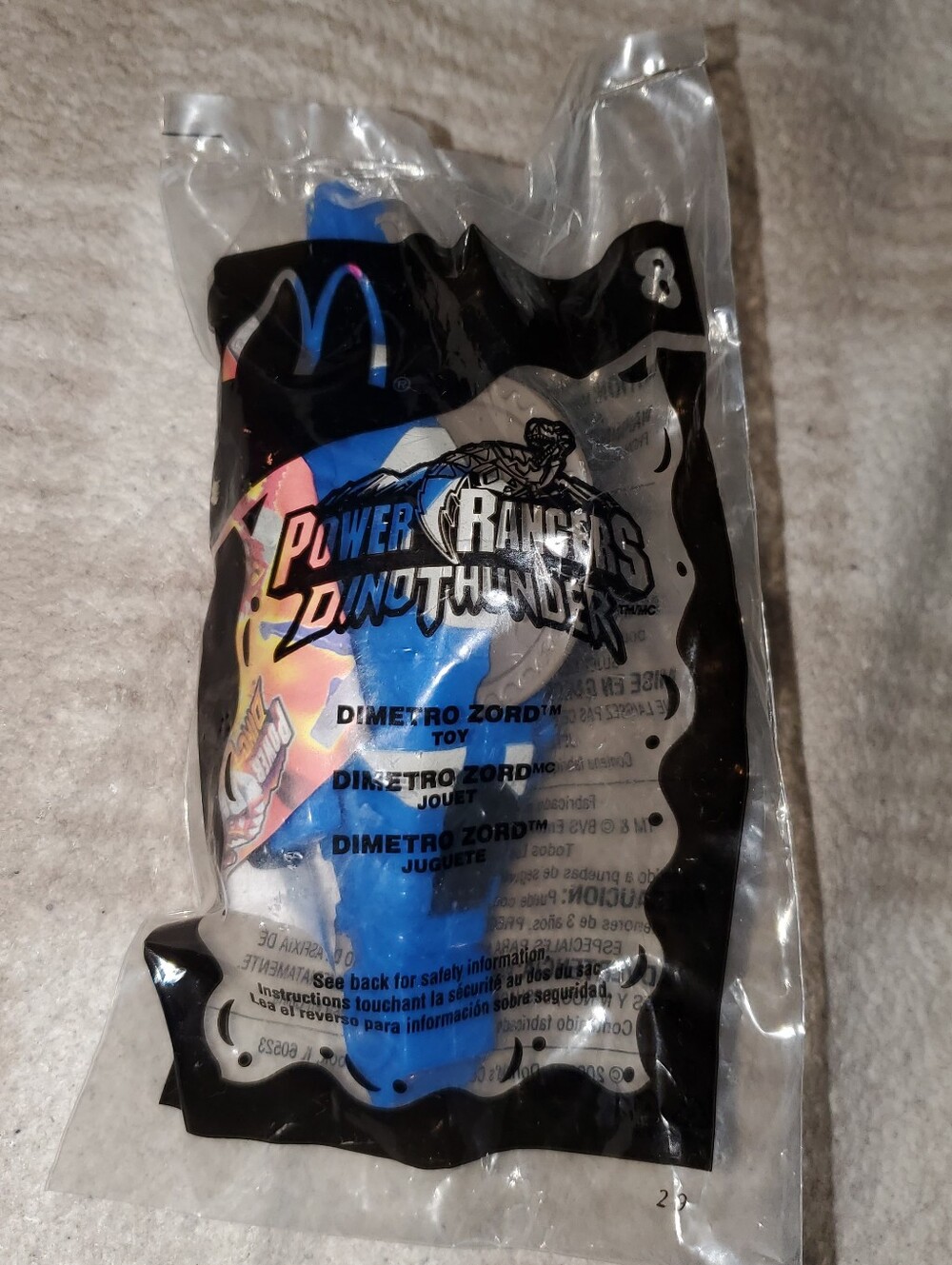 5 for $25 | NIB McDonald's 2003 Power Rangers DinoThunder Dimetro Zord Toy